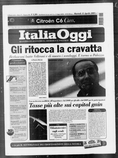 Italia oggi : quotidiano di economia finanza e politica